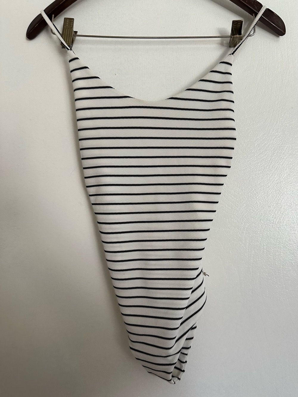 Lilikoi Striped Black & White One-Piece Bodysuit